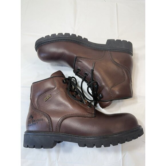 Havana Joe  Brown Leather Waterproof Gore Tex Chukka Boots Size 6 - Picture 6 of 12